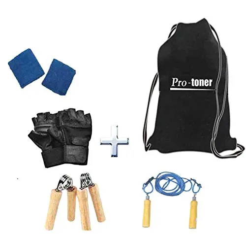 Protoner 10kg Adjustable Dumbbells with String Bag