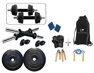 Protoner 10kg Adjustable Dumbbells with String Bag