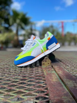PUMA FUTURE RIDER PLAY ON (PUMA WHITE/FIZZY LIME)