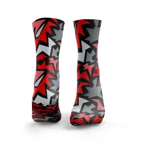 'Red Fizzer' Socks
