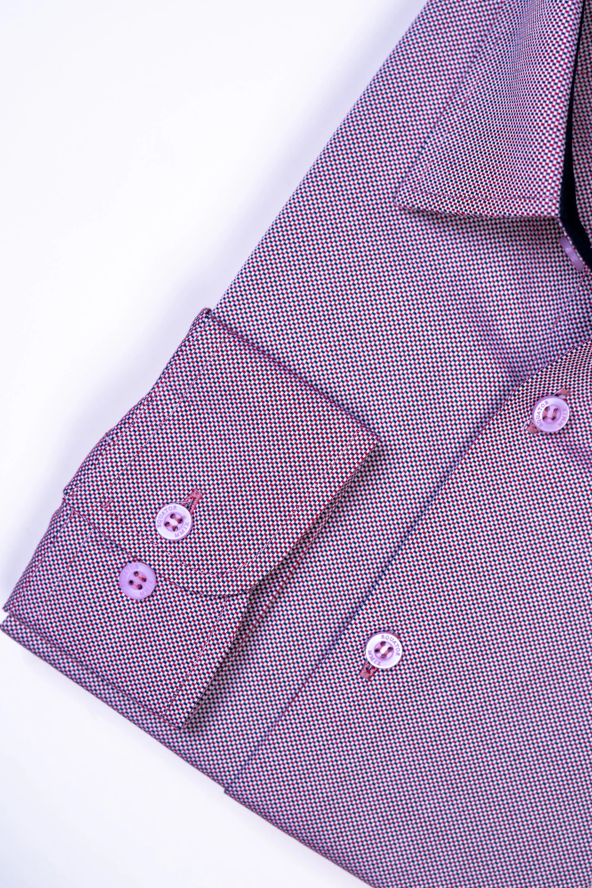 Red Patterned Formal Shirt