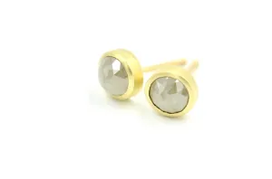 Rosecut Gray Diamonds Studs