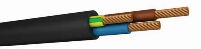 Rubber Cables H07RN-F - 5G x 1.5, 2.5, 4, 6, 10, 16, 25, 35, 50, 70, 95 mm2
