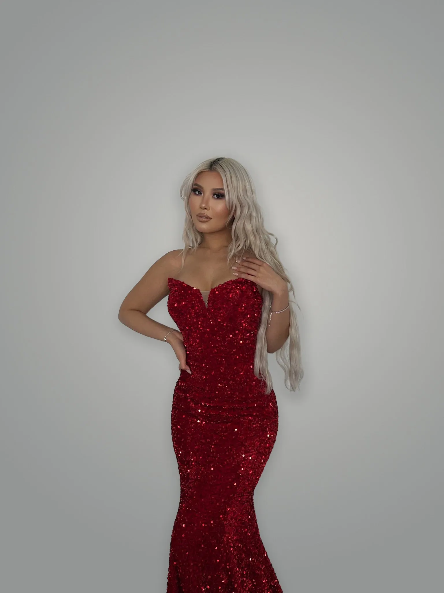 Ruby Gown “Ready To Ship”