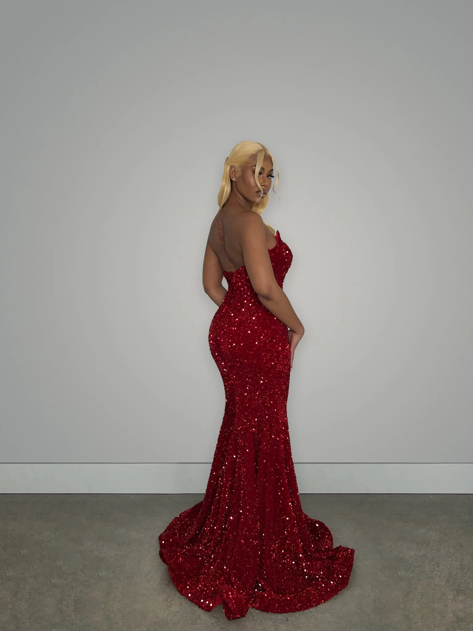 Ruby Gown “Ready To Ship”
