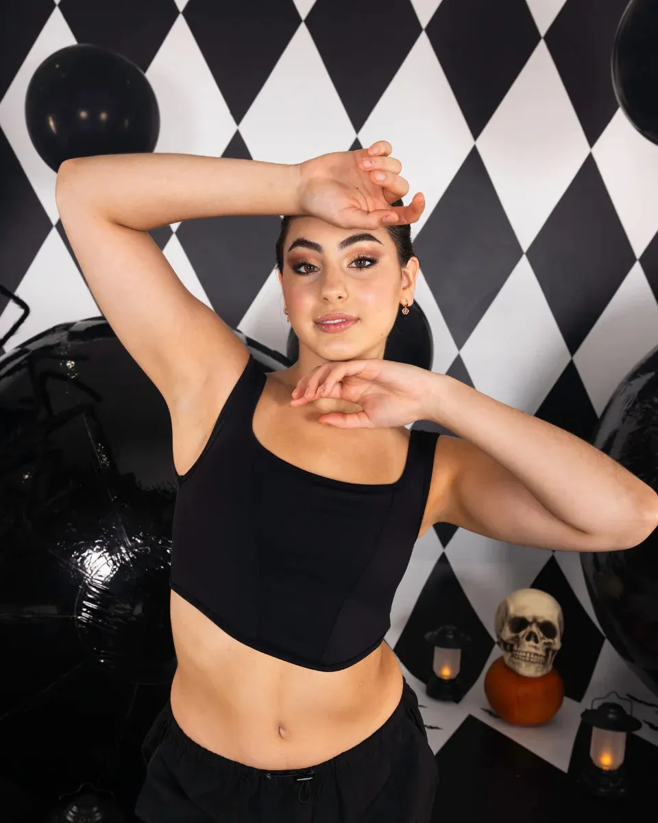 Sabrina Girls Corset Crop Top