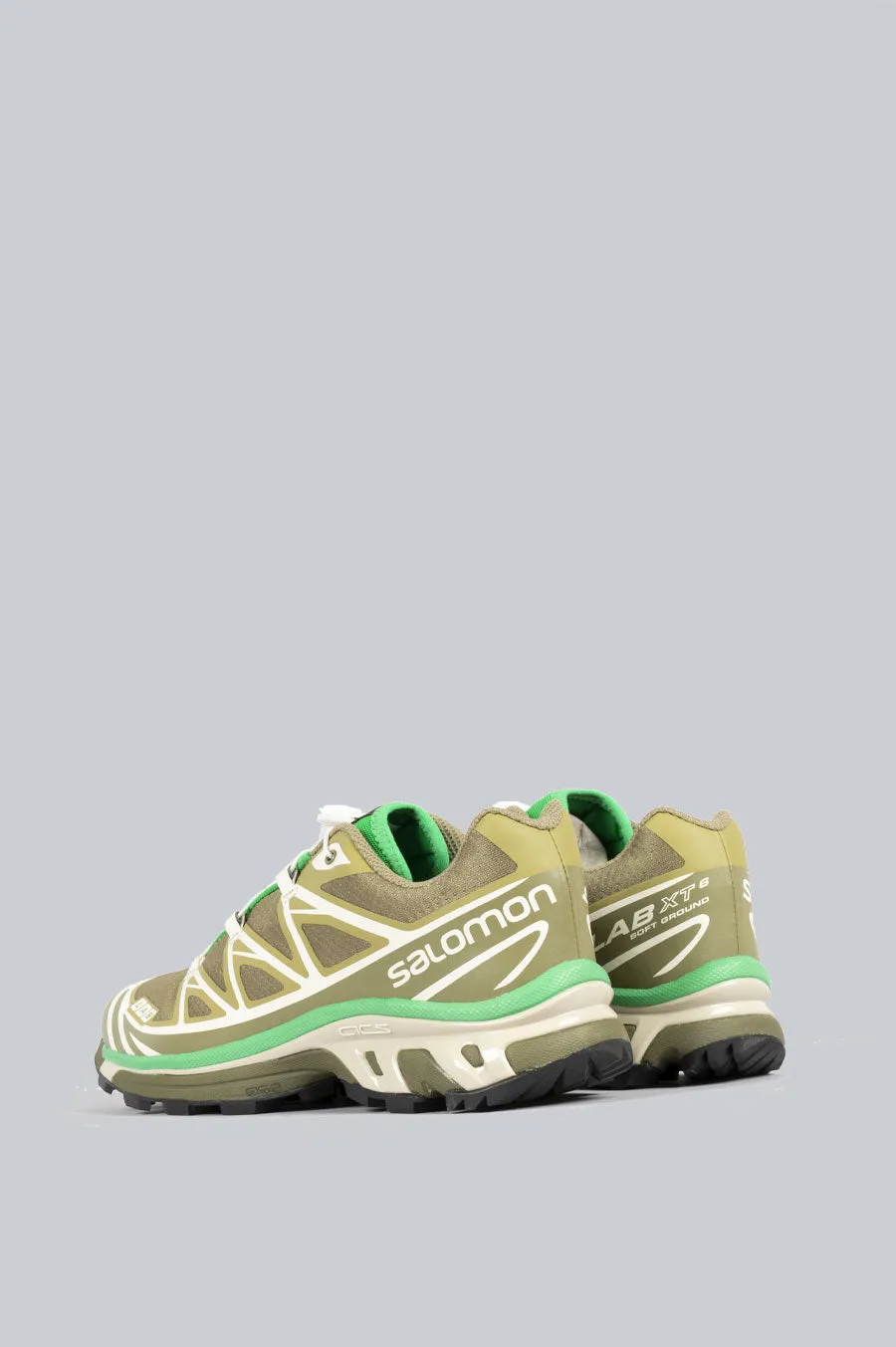 SALOMON XT-6 DRIED HERB DEEP LICHEN BRIGHT GREEN