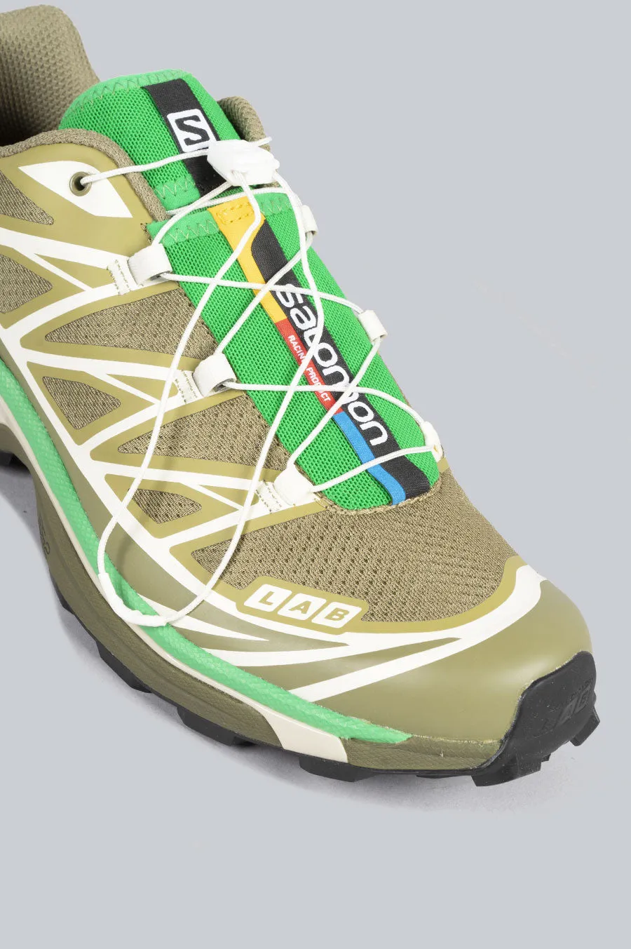 SALOMON XT-6 DRIED HERB DEEP LICHEN BRIGHT GREEN