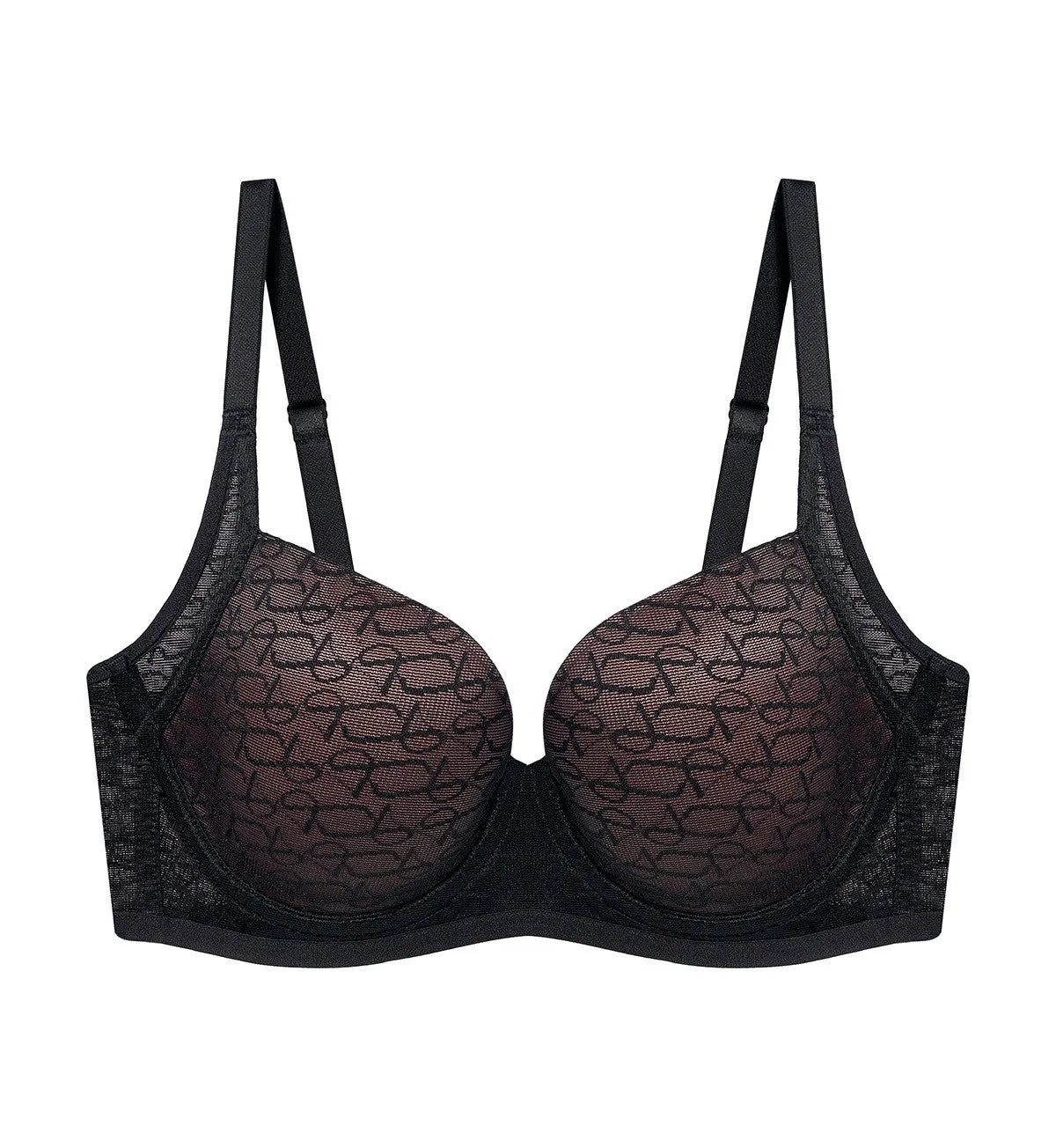 SIGNATURE SHEER WIRED PADDED BRA