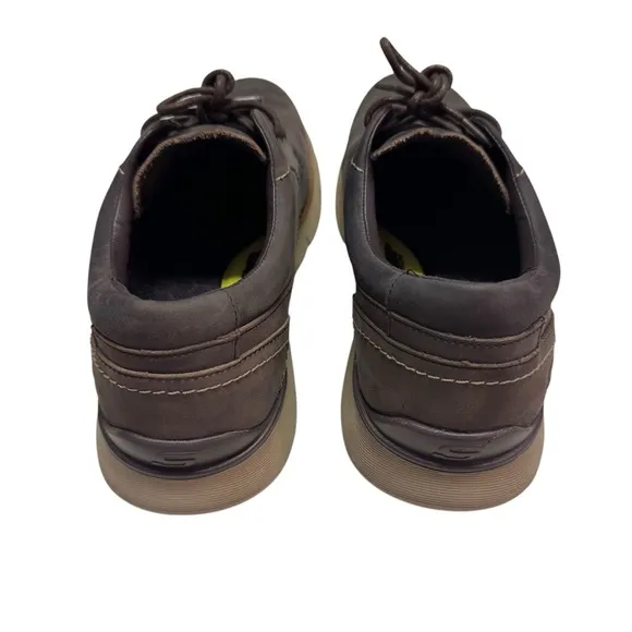 Skechers Mens Augustino Carano Brown Oxford Dress Shoe Size 9.5