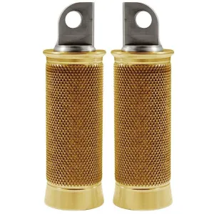 Speed Merchant - Cruiser Peg Footpegs For Harley - Gold