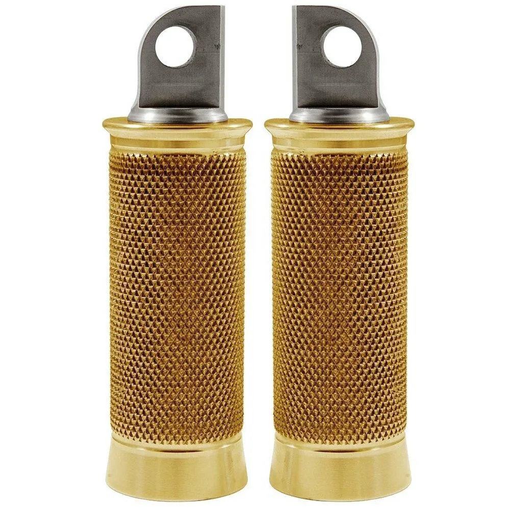 Speed Merchant - Cruiser Peg Footpegs For Harley - Gold