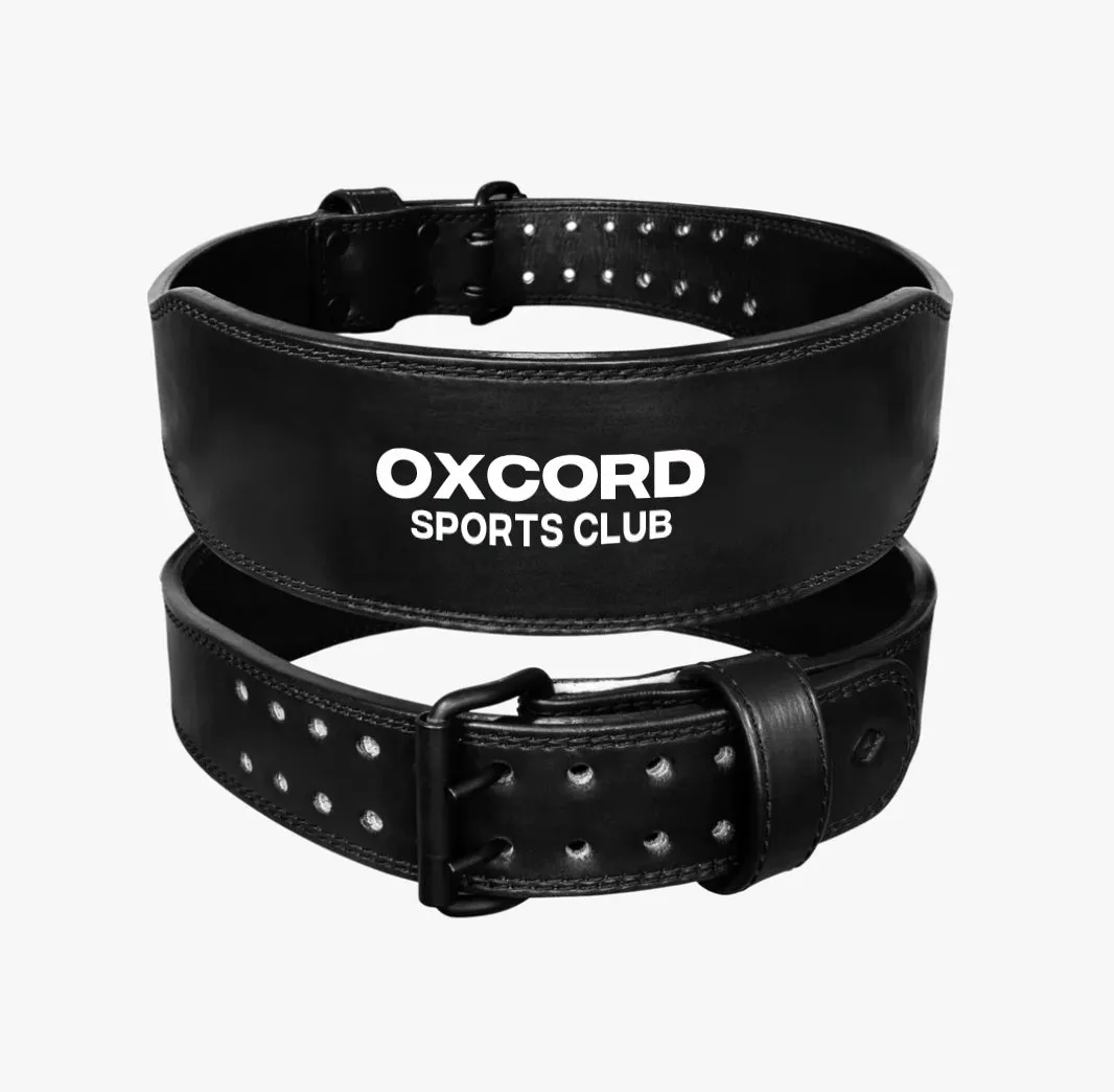 SPORTS CLUB - LEATHER WEIGHTLIFTING BELT