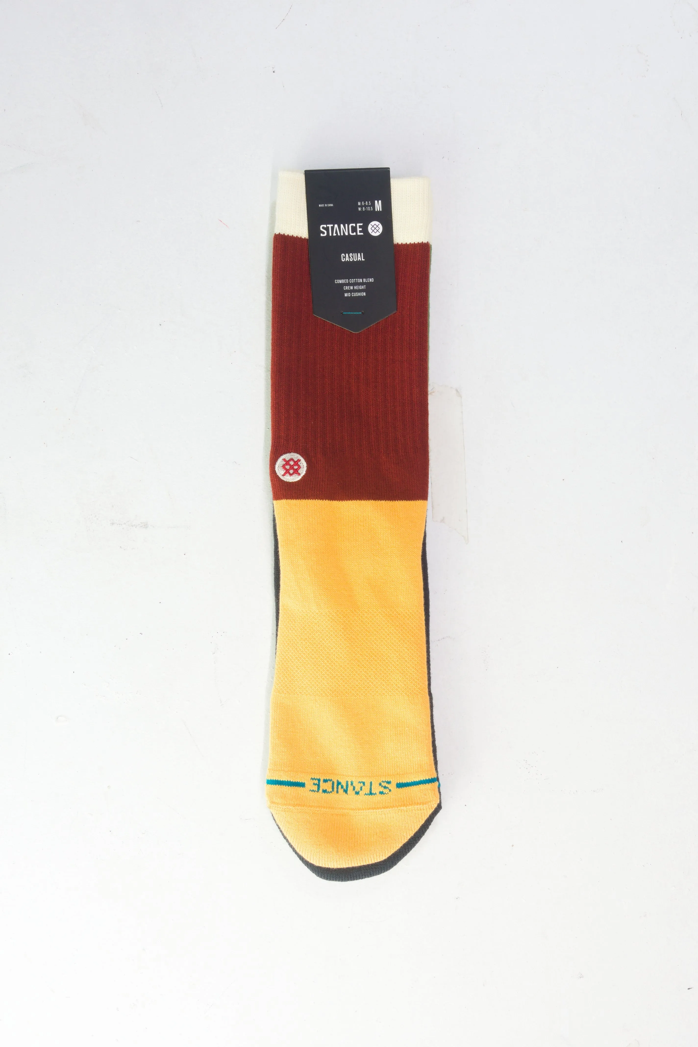 Stance - Messed Up Crew Socks - Green/ Red/ Yellow/ Navy