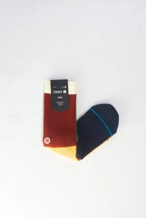 Stance - Messed Up Crew Socks - Green/ Red/ Yellow/ Navy