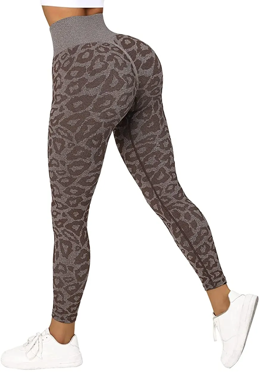 SUUKSESS Women Scrunch Butt Lifting Seamless Leggings Booty High Waisted Workout Yoga Pants
