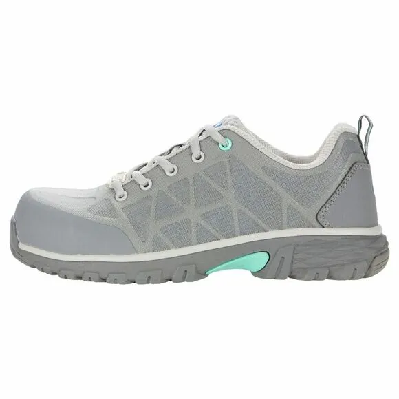 The Nautilus Women's Spark Grey Carbon Toe Work Shoe Size 8