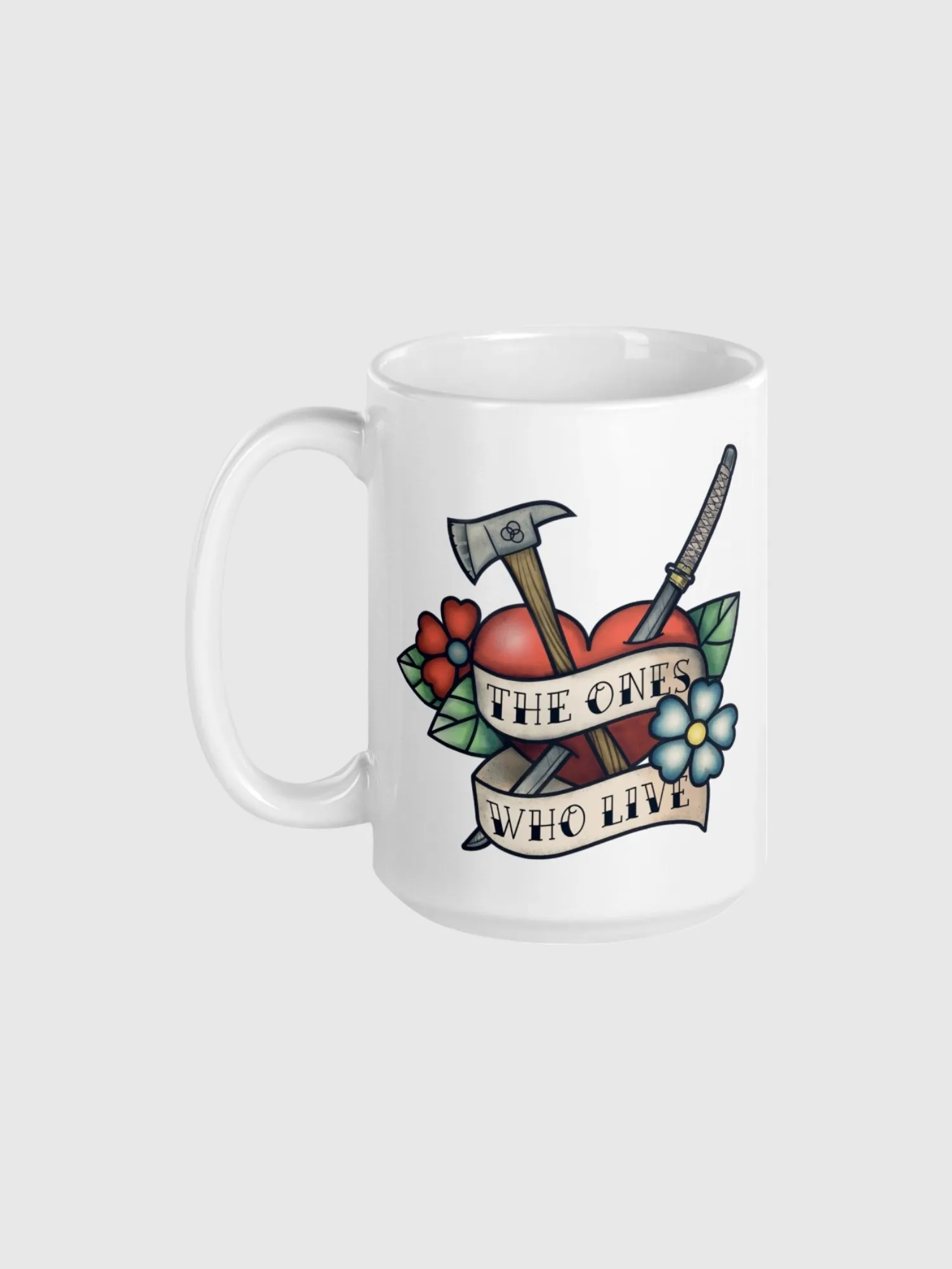 The Walking Dead: The Ones Who Live Heart Mug
