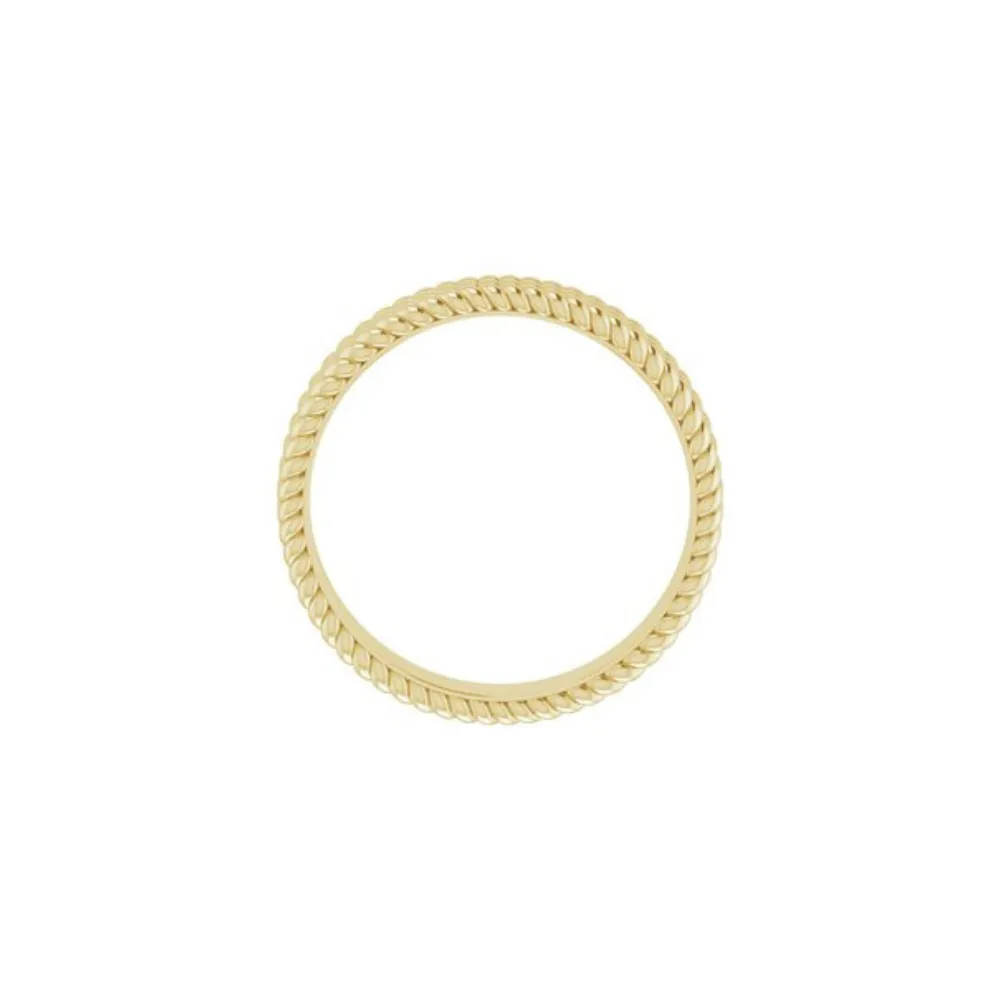 Three Tiered Rope Stackable Ring