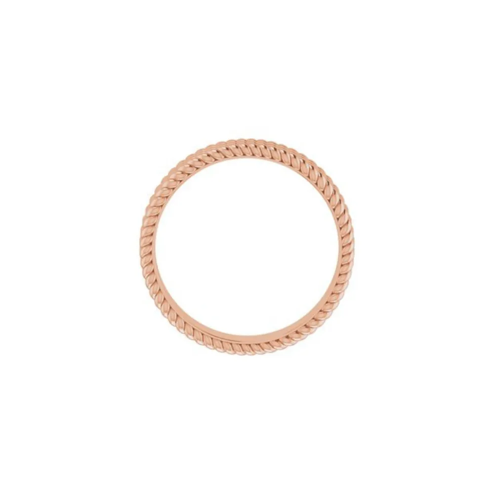 Three Tiered Rope Stackable Ring