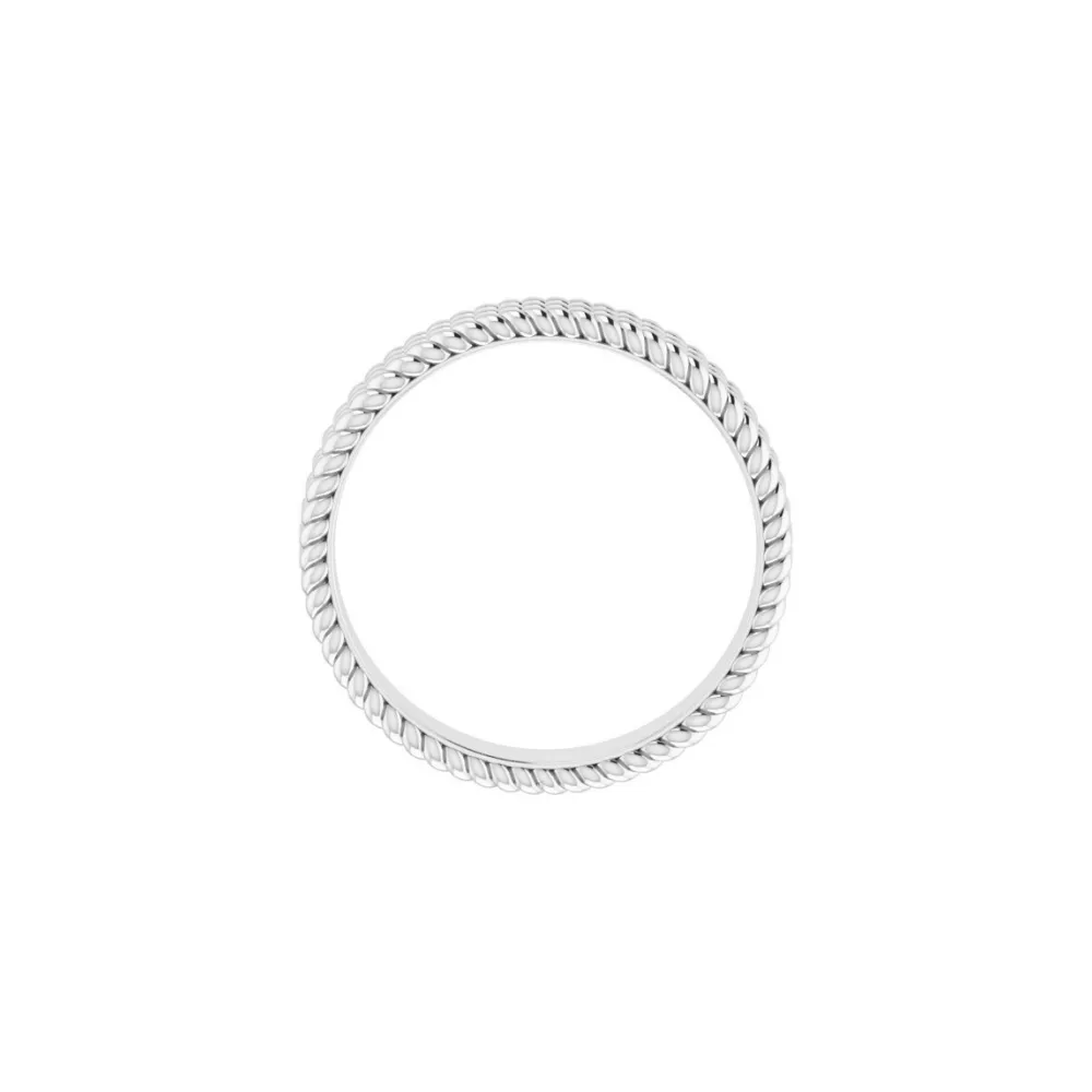 Three Tiered Rope Stackable Ring
