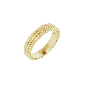 Three Tiered Rope Stackable Ring