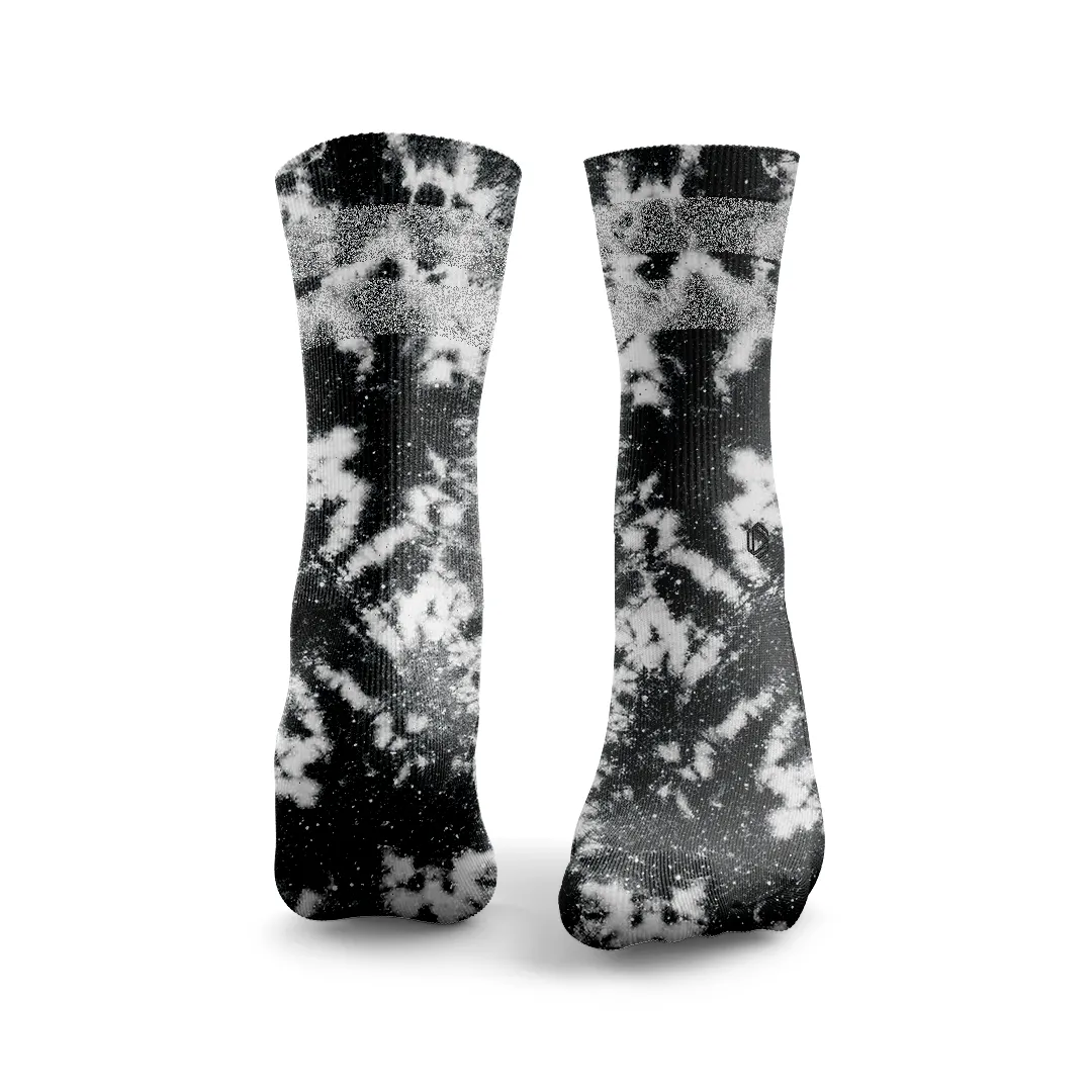 Tie Dye Glitter Socks