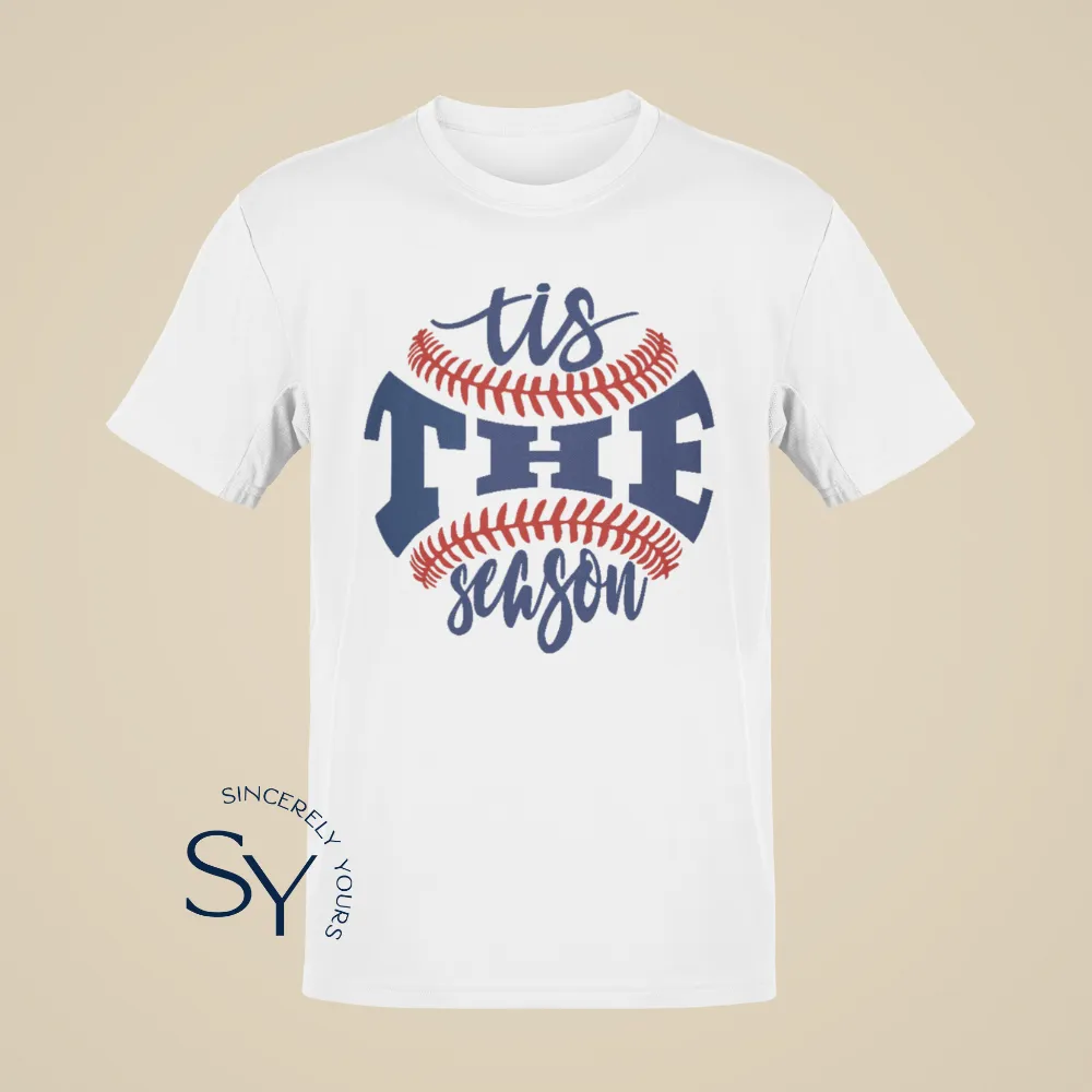 Tis The Season Baseball Shirts