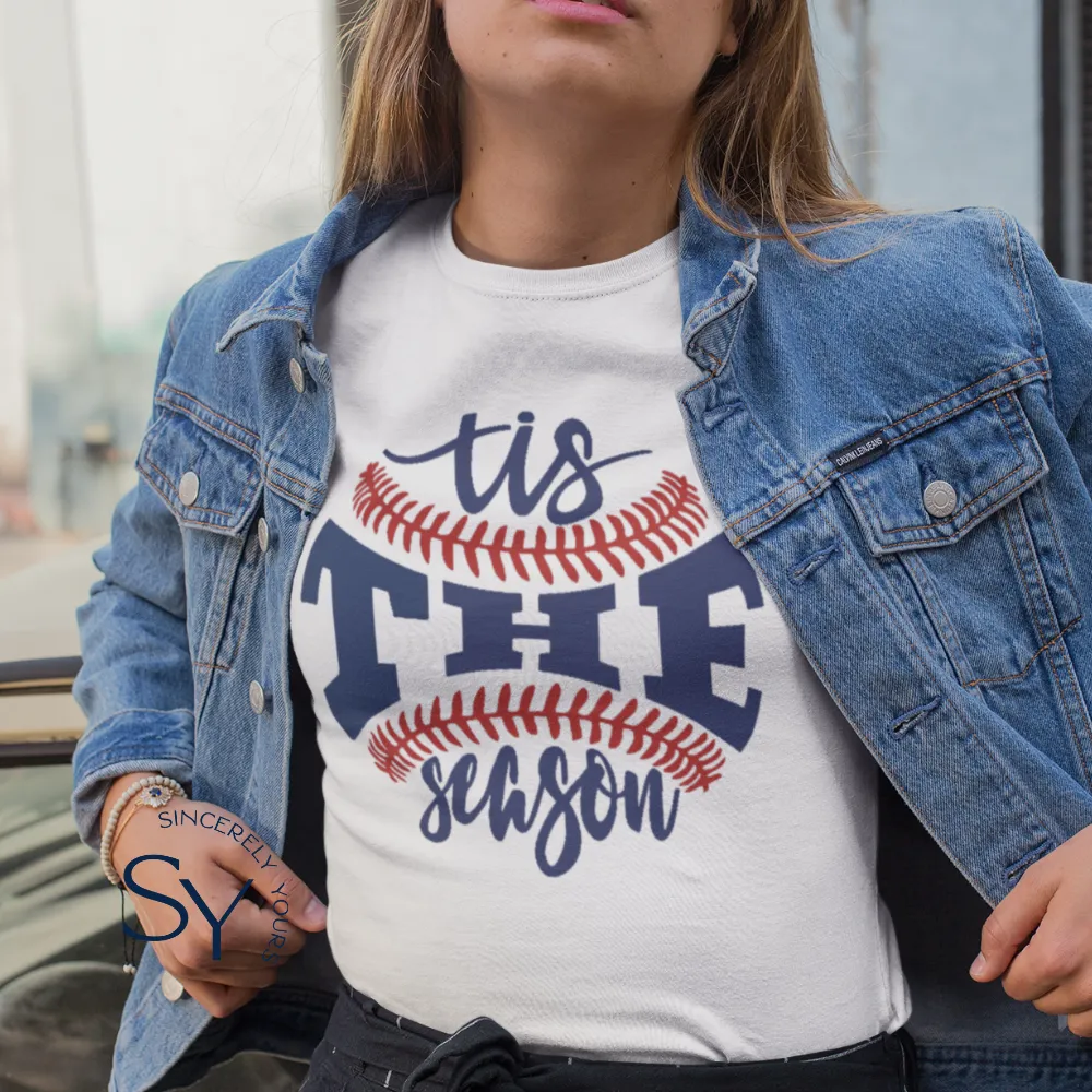 Tis The Season Baseball Shirts
