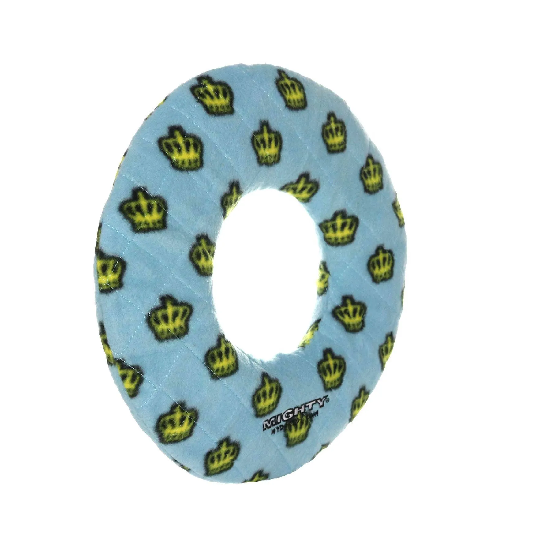 Tuffy Dog Toys - VIP Products - Mighty Ring - Blue, Durable, Squeaky Dog Toy, No Stuffing
