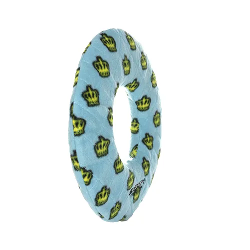 Tuffy Dog Toys - VIP Products - Mighty Ring - Blue, Durable, Squeaky Dog Toy, No Stuffing