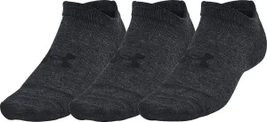 Under Armour Essentials (3 Pack) No Show Socks - Black