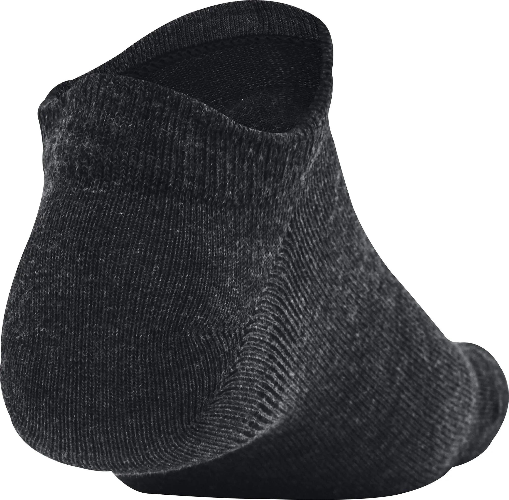 Under Armour Essentials (3 Pack) No Show Socks - Black