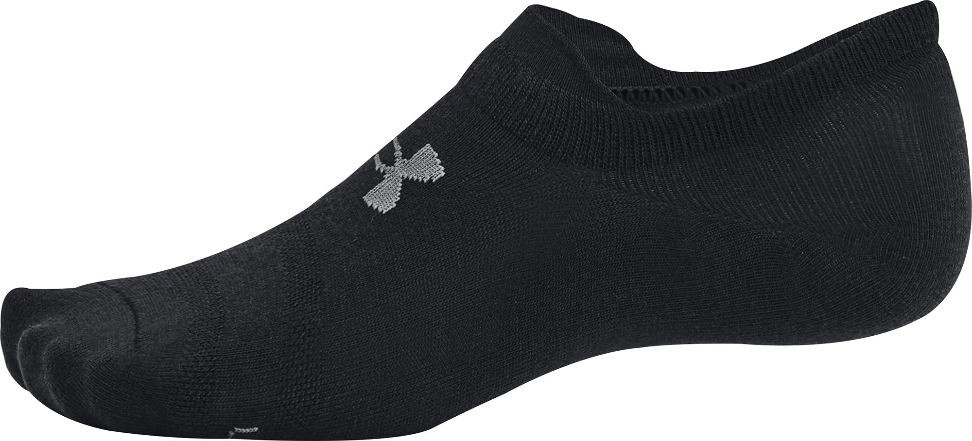 Under Armour Essentials (3 Pack) Ultra Low Tab Socks - Black