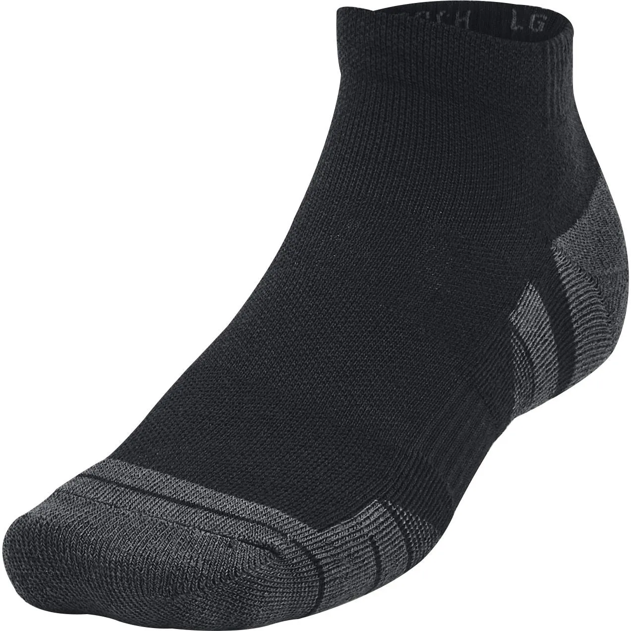Under Armour Performance Tech (3 Pack) Low Cut Socks - Black