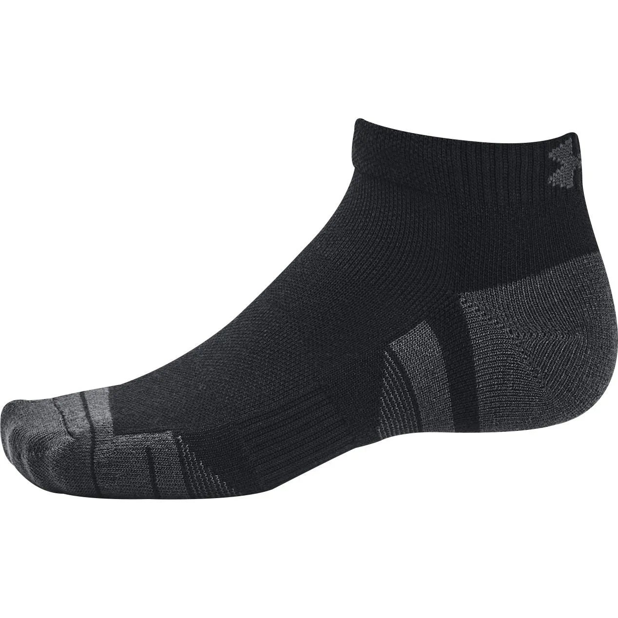 Under Armour Performance Tech (3 Pack) Low Cut Socks - Black