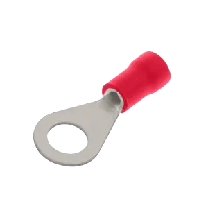 Unicrimp QRR4 Red Ring Terminal - 4mm Hole (100 Pack)