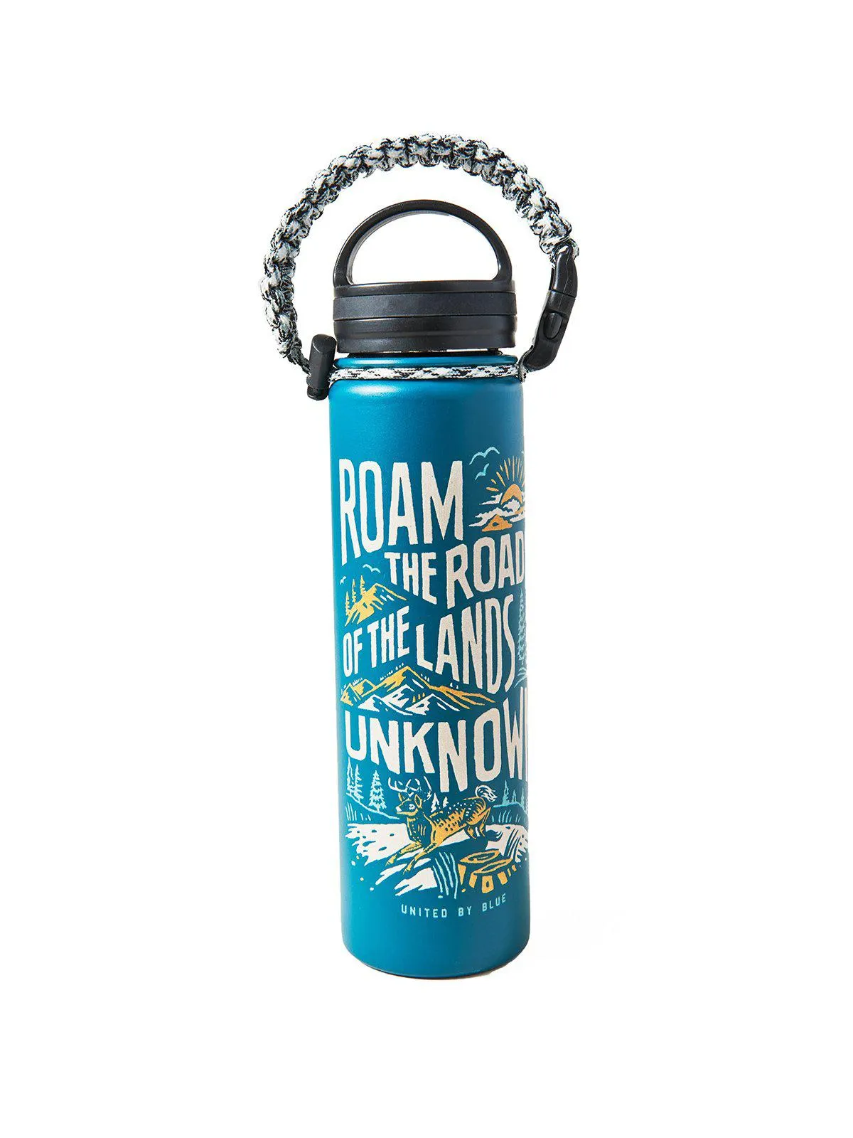 United by Blue 22oz Lands Unknown 22oz Insulated Steel Water Bottle Green