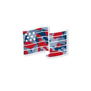 USA Camo sticker