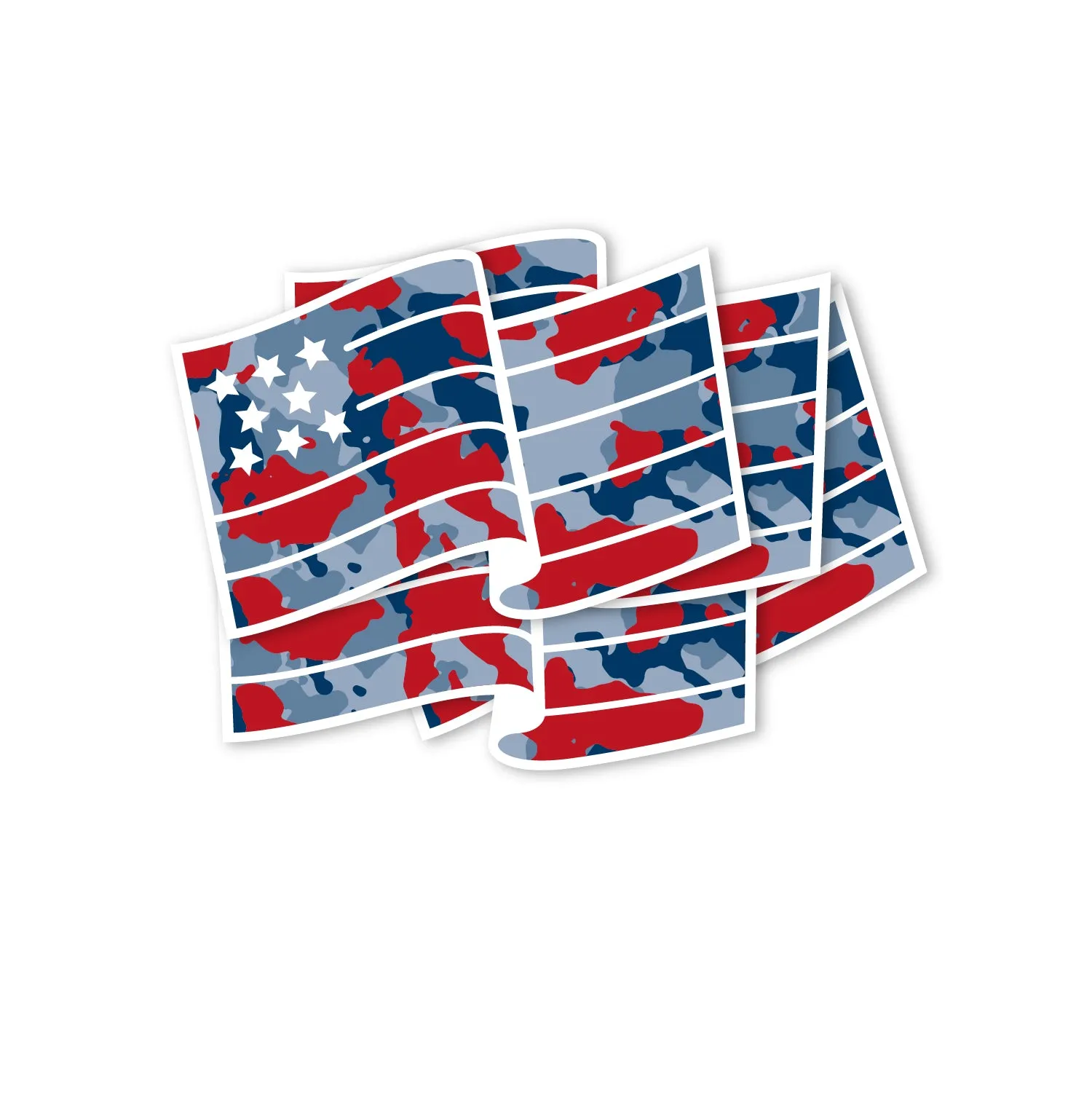 USA Camo sticker