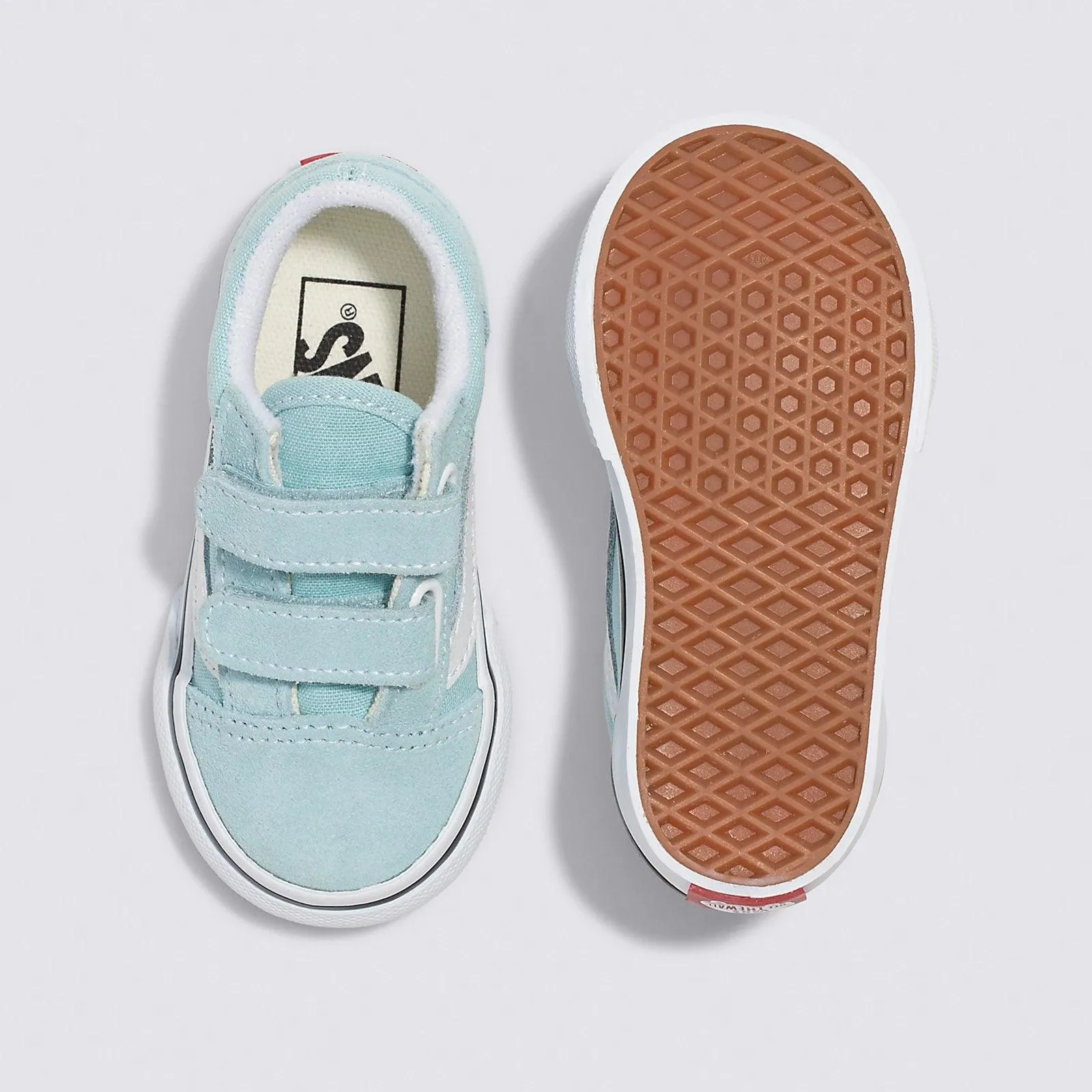 VANS Toddler Old Skool V Color Theory Canal Blue