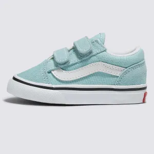VANS Toddler Old Skool V Color Theory Canal Blue