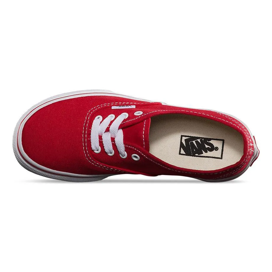 VANS Youth Authentic Red