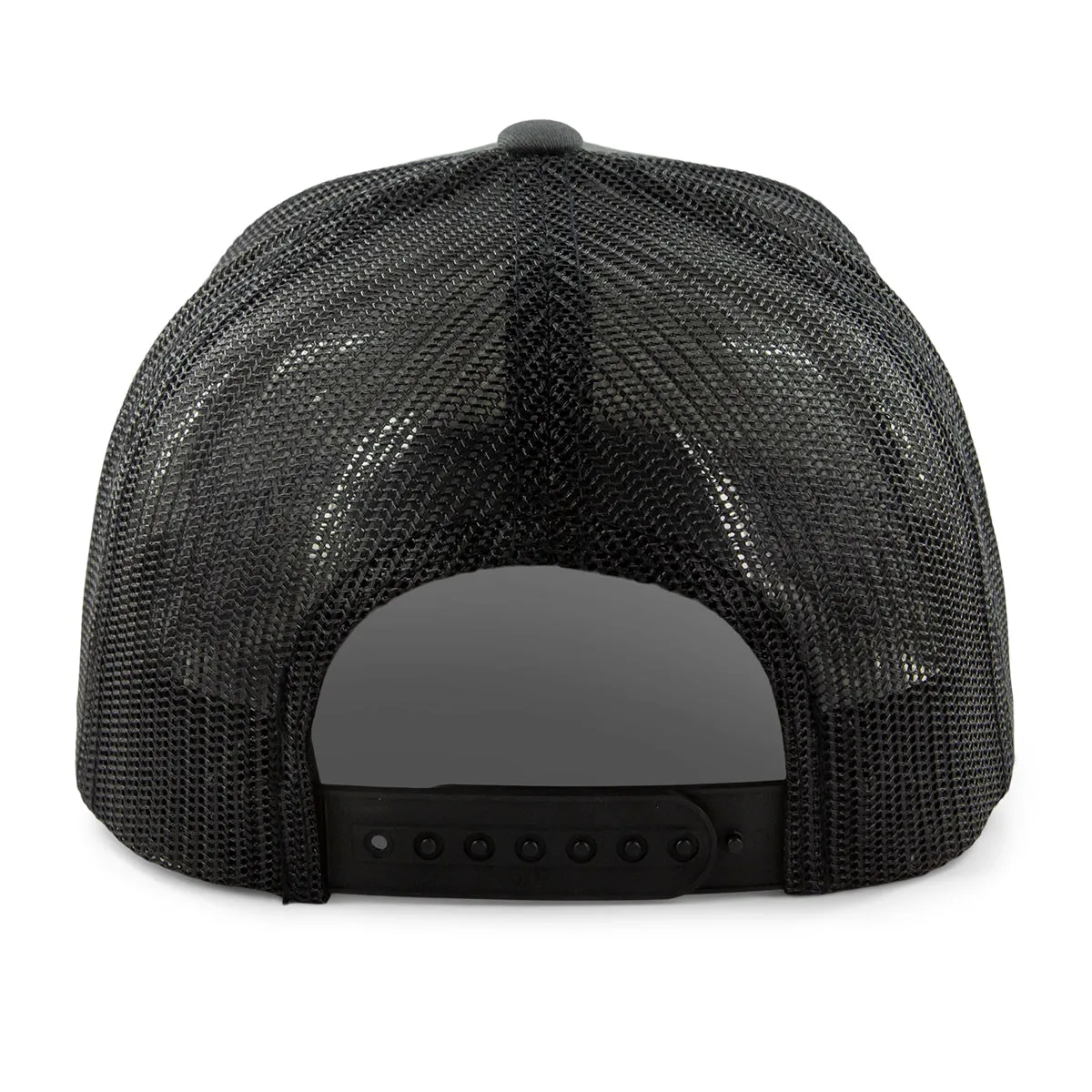 Vintage Maine Flag Leather Patch Classic Snapback Trucker