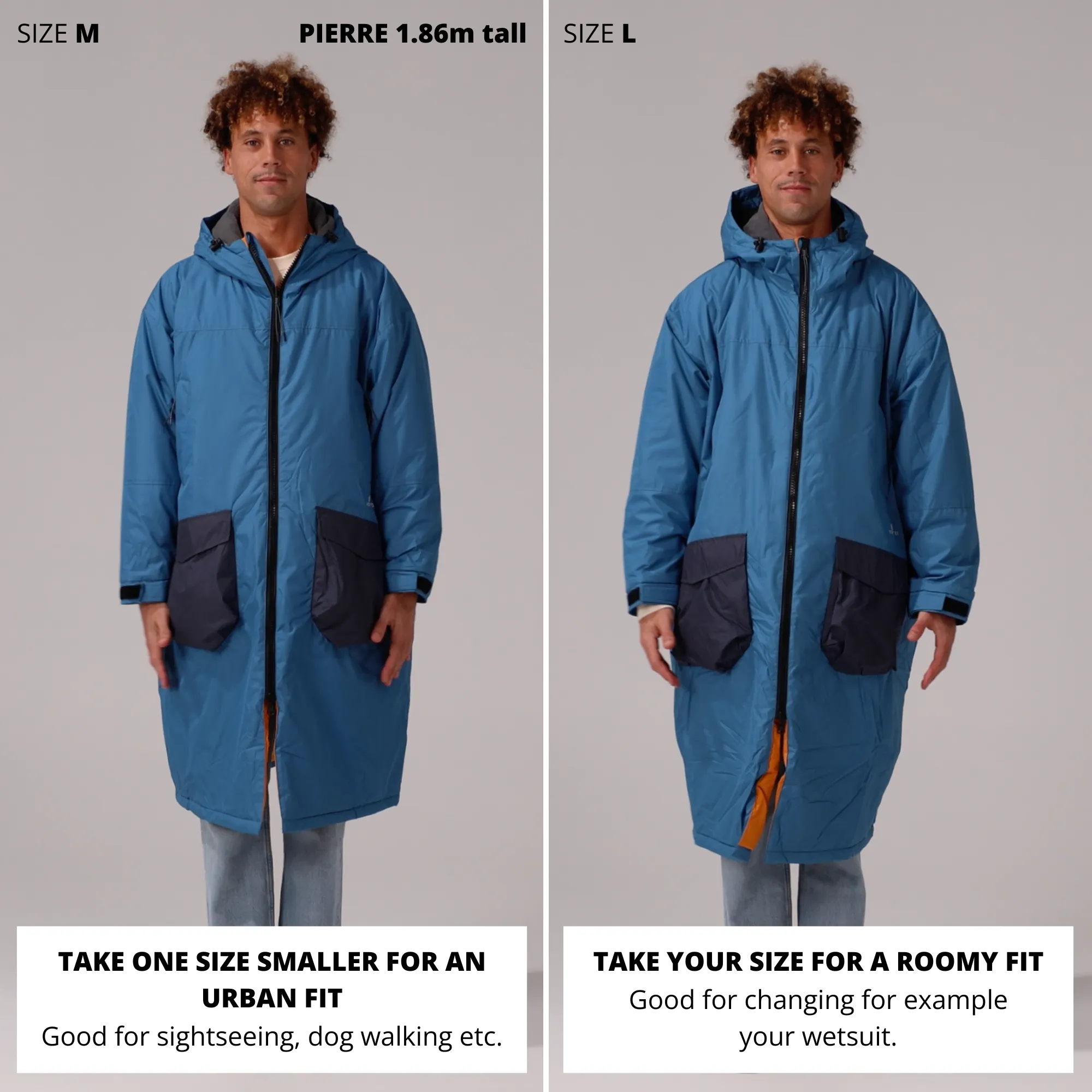 VOITED 2nd Edition Outdoor Change Robe & Drycoat for Surfing, Camping, Vanlife & Wild Swimming - Cardinal