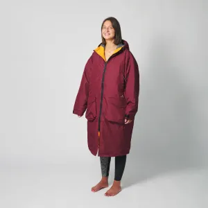 VOITED 2nd Edition Outdoor Change Robe & Drycoat for Surfing, Camping, Vanlife & Wild Swimming - Cardinal