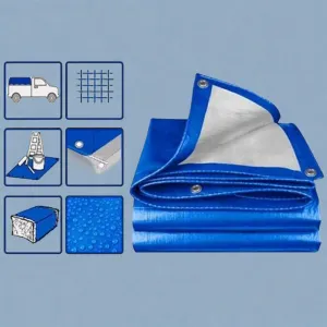 Wadfow 5mx6m Polyethylene Tarp - WTQ1856