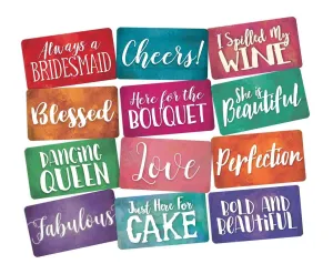 Watercolor Wedding Themed Props