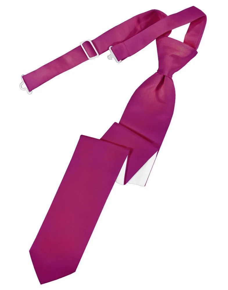 Watermelon Luxury Satin Skinny Necktie
