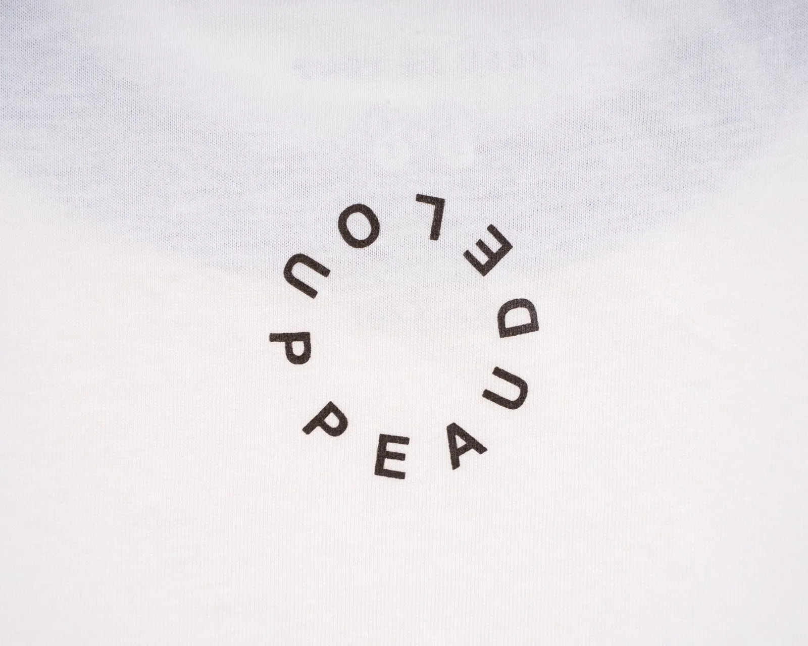 White   Brown Stripe Tee